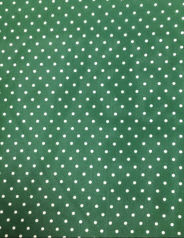 100% Silk Green Polka Dot Wild Rag - Frank & Rio