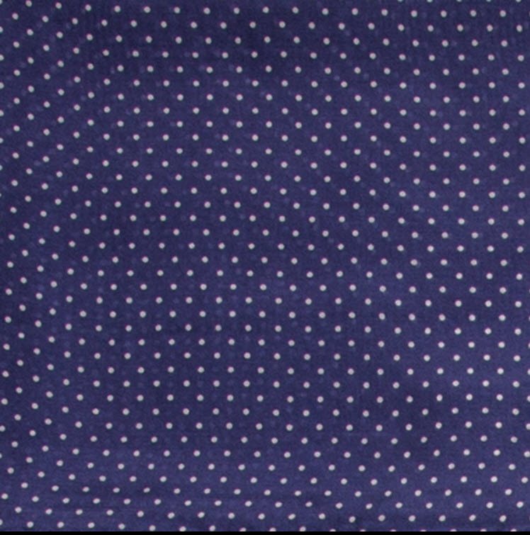100% Silk Navy Polka Dot Wild Rag - Frank & Rio