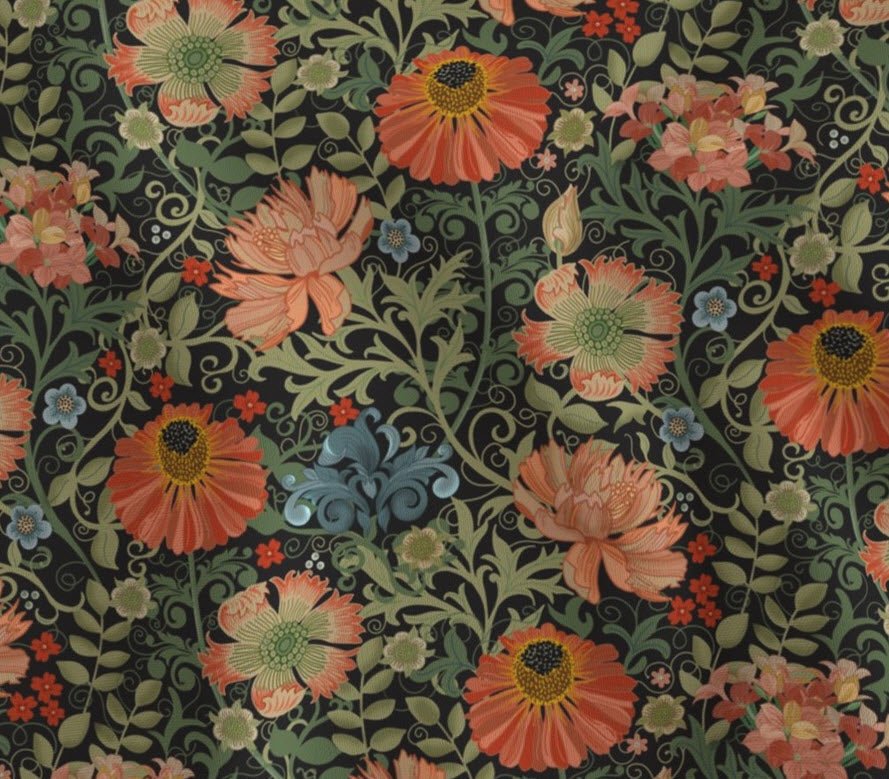 Frank & Rio Western Shirt Khaki/Floral - Frank & Rio