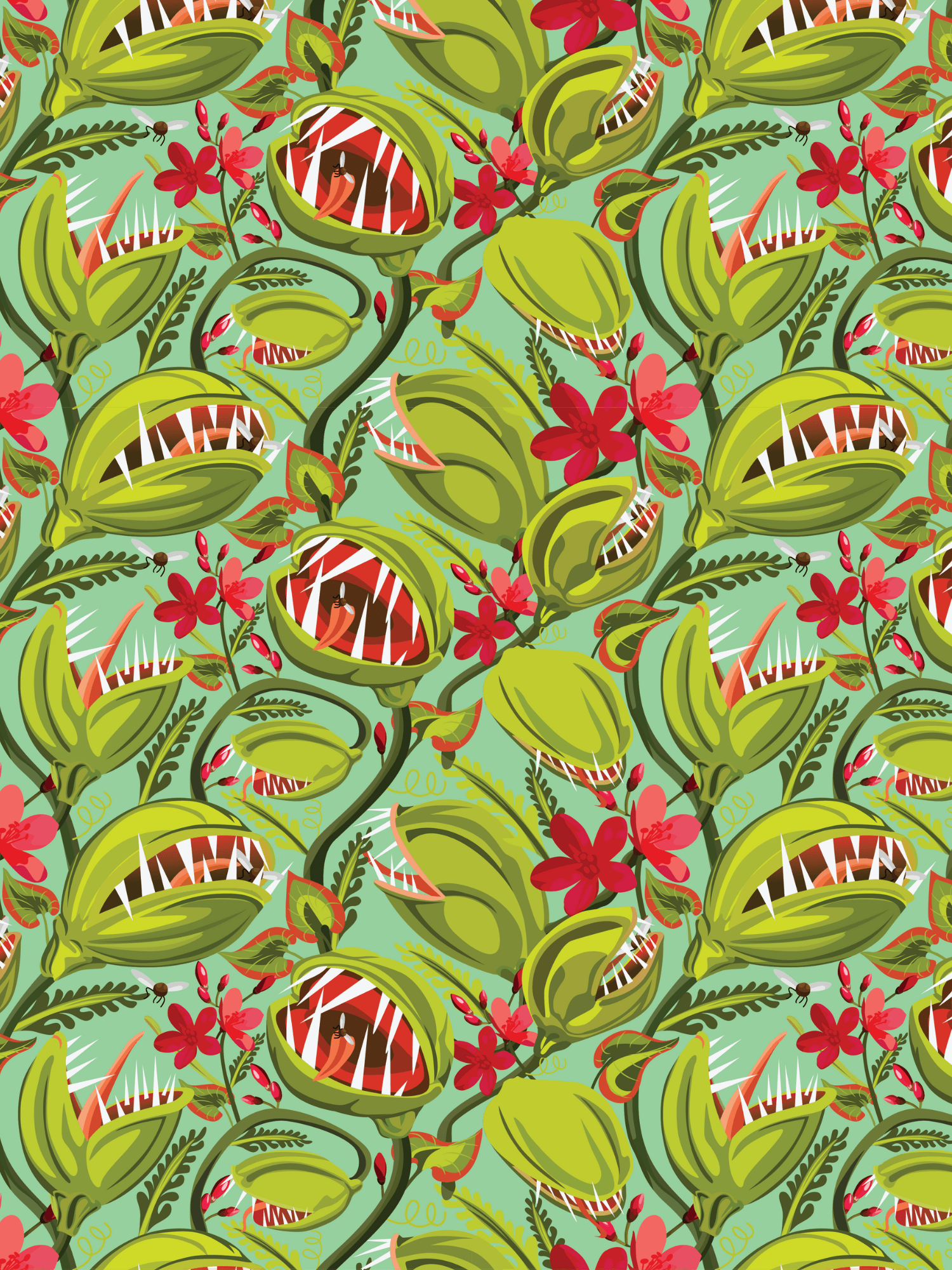 Frank & Rio - Western Shirts for Women - pink gingham / monster - Frank & Rio