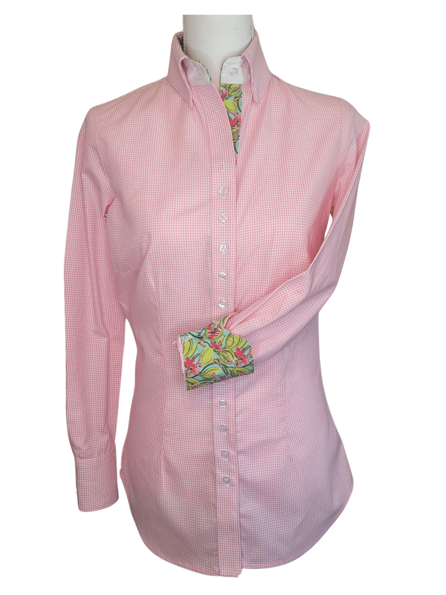 Frank & Rio - Western Shirts for Women - pink gingham / monster - Frank & Rio