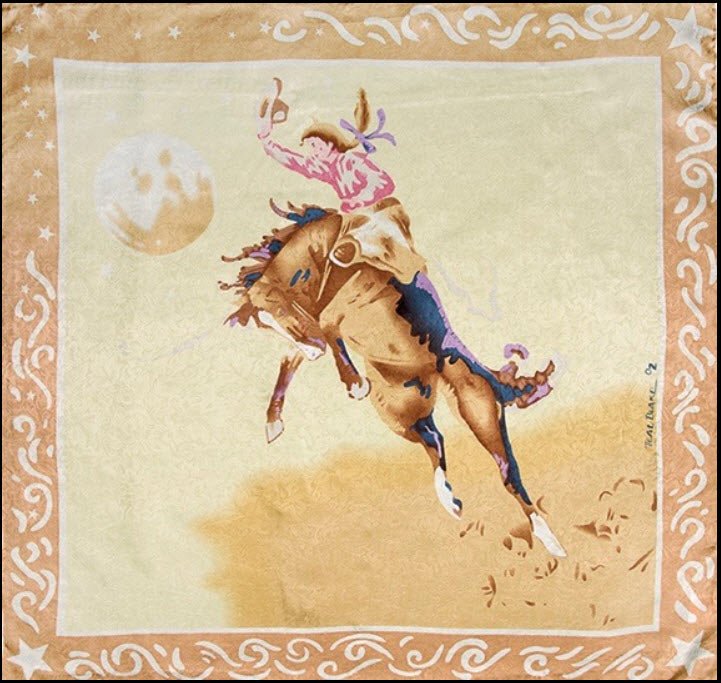 Teal Blake Limited Edition Tan Saddle Bronc - Frank & Rio