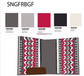 SNG C Pattern Black Gingham & Fuscia Collaboration