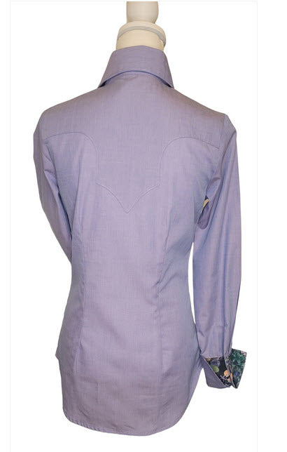 Frank & Rio-Western Shirts for Women - Lavender / Nightshade