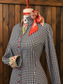 Black & Cream Gingham Women's Western Shirt | Core Collection