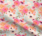 Frank & Rio-Western Shirts for Women- Stretch White/Pastel Roses - Frank & Rio