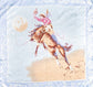 Teal Blake Limited Edition Blue Saddle Bronc - Frank & Rio